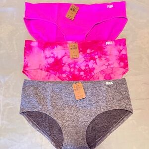 NWT PINK Victoria's Secret Panty Set